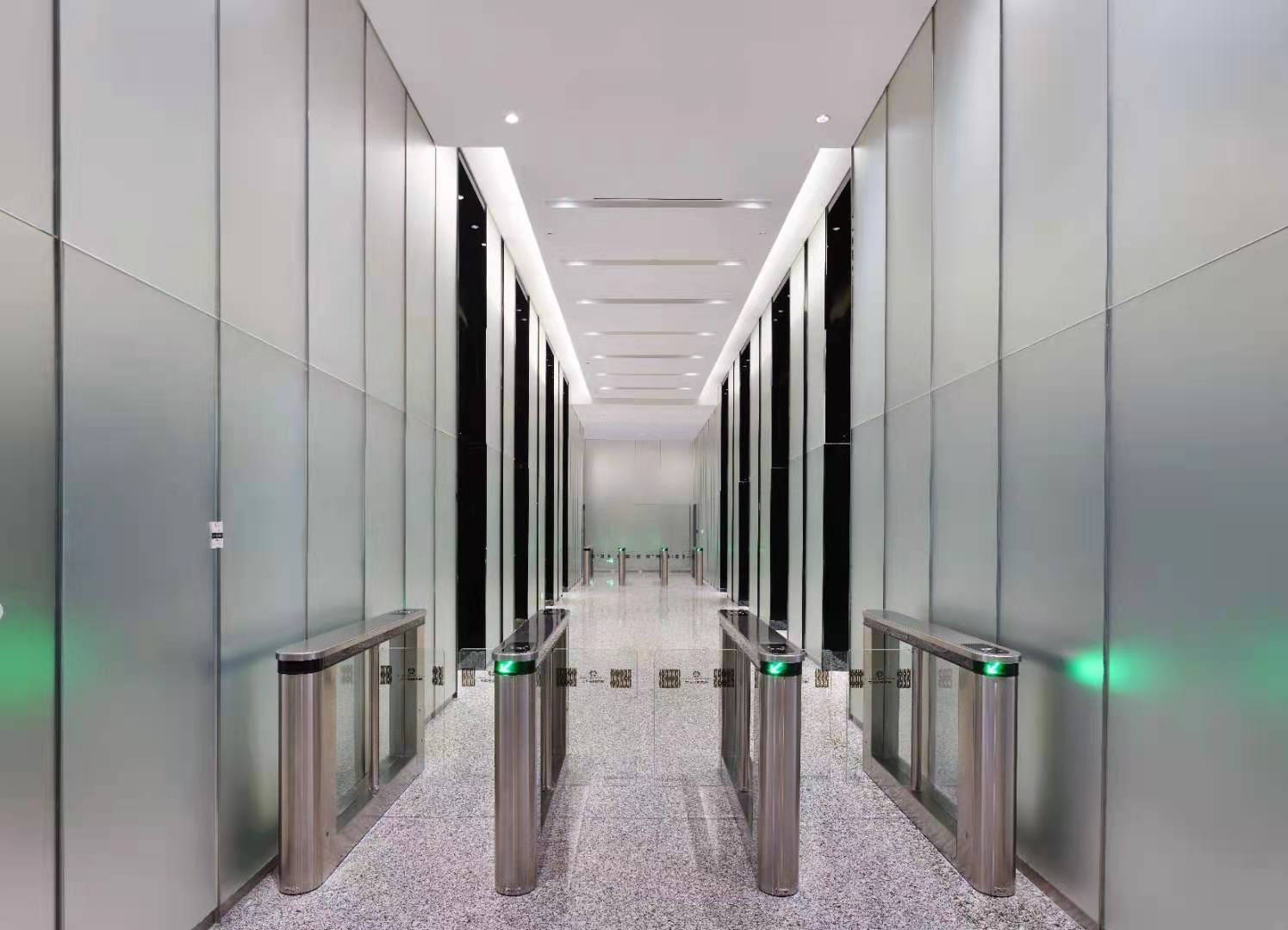 苏州中国太平金融大厦电梯厅实景