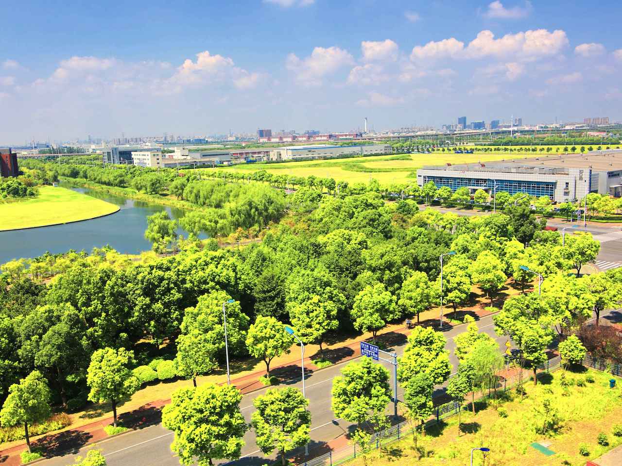 方正科技园大堂实景